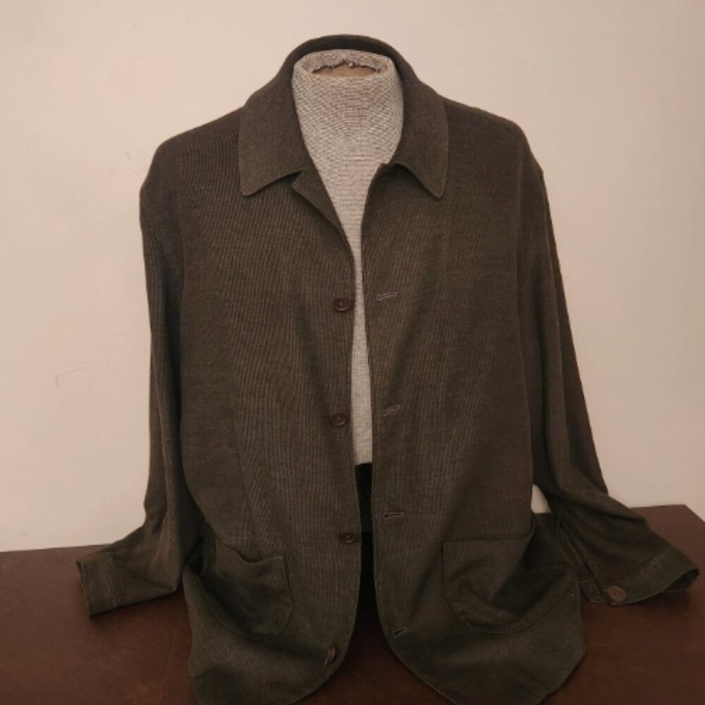 Vintage - Man's Jacket (Linea Uomo) Dark Green (Large)